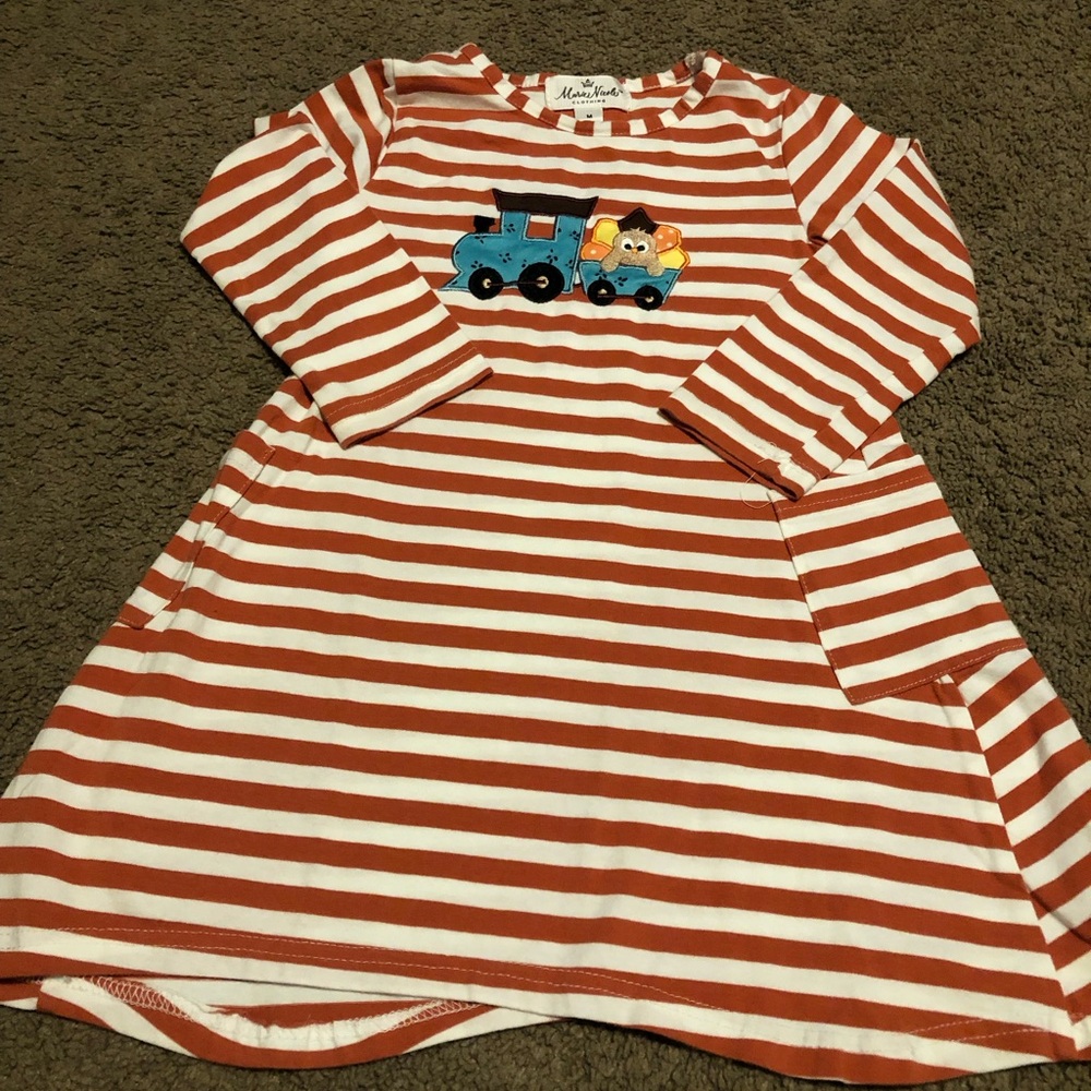 girls sz medium (3) Marie Nicole fall dress